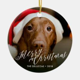 ホリデーオーナメントメリー*Scriptmas* セラミックオーナメント