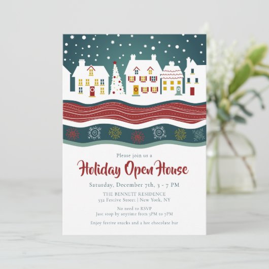 ホリデーオープンハウスウィンタークリスマス 招待状 (スタンド正面)