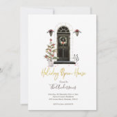 ホリデーオープンハウスクリスマスパーティの招待状 招待状 (正面)