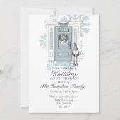 ホリデーオープンハウスクリスマスパーティー 招待状 (正面)