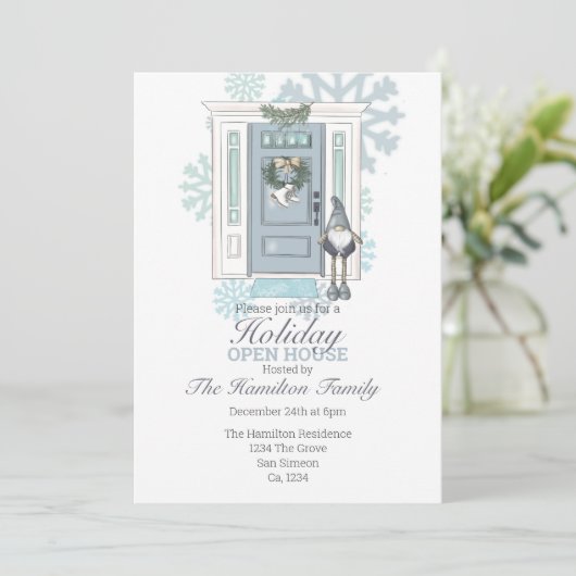ホリデーオープンハウスクリスマスパーティー 招待状 (スタンド正面)