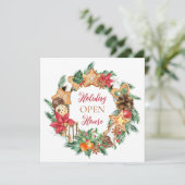 ホリデーオープンハウスジンジャーブレッドクリスマス 招待状 (スタンド正面)