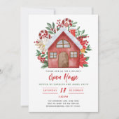 ホリデーオープンハウスパーティの招待状 招待状 (正面)