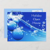 ホリデーオープンハウス招待状 インビテーションポストカード (正面/裏面)