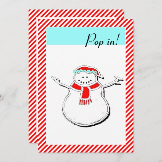 ホリデーオープンハウス 招待状 (正面/裏面)