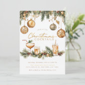 ホリデーカクテルクリモダンスエレガントマスパーティー 招待状 (スタンド正面)