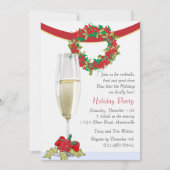 ホリデーカクテルパーティの招待状 招待状 (正面)