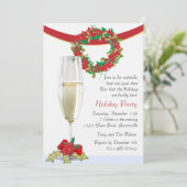 ホリデーカクテルパーティの招待状 招待状 (スタンド正面)