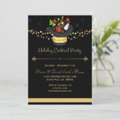 ホリデーカクテルパーティの招待状 招待状 (スタンド正面)