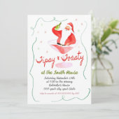 ホリデーカクテルパーティの招待状 招待状 (スタンド正面)