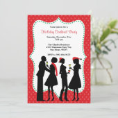 ホリデーカクテルパーティの招待状 招待状 (スタンド正面)