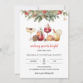 ホリデーカクテルパーティー 招待状 (正面)