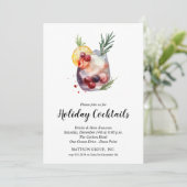 ホリデーカクテルフェスティバルクリスマスパーティー 招待状 (スタンド正面)