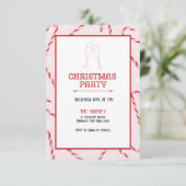 ホリデーカクテルフェスティバルドリンクスクリスマスパーティー 招待状 (スタンド正面)