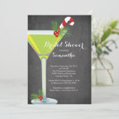 ホリデーカクテルブライダルシャワー招待状 招待状 (スタンド正面)