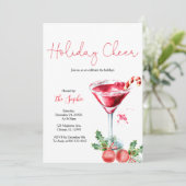 ホリデーカクテルホリデー応援クリスマスパーティー 招待状 (スタンド正面)