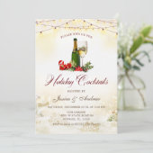 ホリデーカクテルモダンフェスティバルクリスマスパーティー 招待状 (スタンド正面)