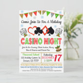 ホリデーカジノナイト招待状 招待状 (スタンド正面)
