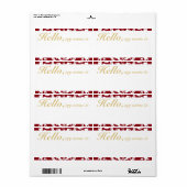 ホリデーカスタムフ縁どライ名タグ ラベル (フルシート)