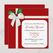 ホリデーカスタムブライダルシャワー招待状 招待状 (正面/裏面)