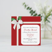 ホリデーカスタムブライダルシャワー招待状 招待状 (スタンド正面)