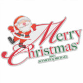 ホリデーカスタム メリークリスマス シール (正面)