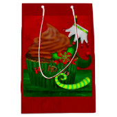 ホリデーカップケーキウィムゼミディアムオンリー ミディアムペーパーバッグ (正面)