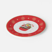ホリデーカップケーキクリスマスプレート ペーパープレート (アングル)