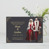 ホリデーカファッショニスタード招待状 サンキューカード (スタンド正面)