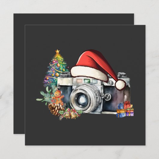 ホリデーカメラフォトグラファーのカード (正面/裏面)