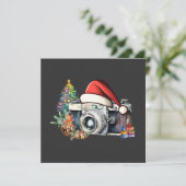 ホリデーカメラフォトグラファーのカード (スタンド正面)