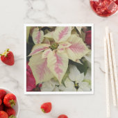 ホリデーカラフルポインセティアスフローラ スタンダードランチョンナプキン (インサイチュ)