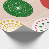 ホリデーカラフルラッピング紙 ラッピングペーパー (角)