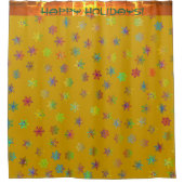 ホリデーカラーシャワーカーテン シャワーカーテン (正面)