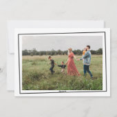 ホリデーカラーリングクリスマスフォトカード シーズンカード (裏面)