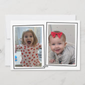 ホリデーカラーリングクリスマス2フォトカード シーズンカード (裏面)