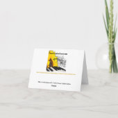 ホリデーカラー自然折り畳みカード サンキューカード (裏面)