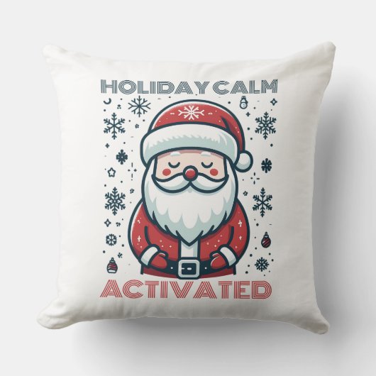 ホリデーカルムアクティベートサンタ装飾用クッション クッション (正面)