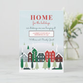 ホリデーカードの新しいホーム 招待状 (スタンド正面)