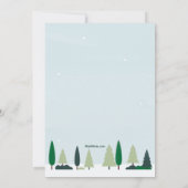 ホリデーカードの新しいホーム 招待状 (裏面)