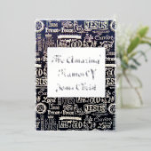 ホリデーカードの箔押し 箔シーズンカード (立ち正面)