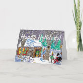 ホリデーカードバイデニープレシーフォールビーレーン シーズンカード (正面)