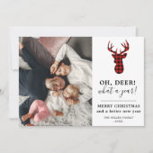 ホリデーカード付きの年鹿って何？ 招待状 (正面)