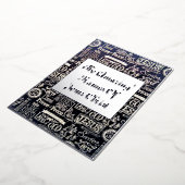 ホリデーカード箔押し 箔シーズンカード (回転した状態)