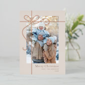 ホリデーカード箔押し 箔シーズンカード (立ち正面)