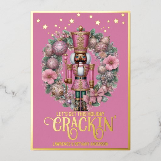 ホリデーカード箔押し 箔シーズンカード (正面)