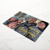 ホリデーカード箔押し 箔シーズンカード (回転した状態)