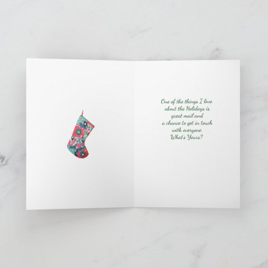 ホリデーカード (内部)