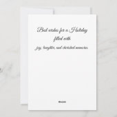 ホリデーカード (裏面)