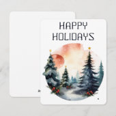 ホリデーカード (正面/裏面)